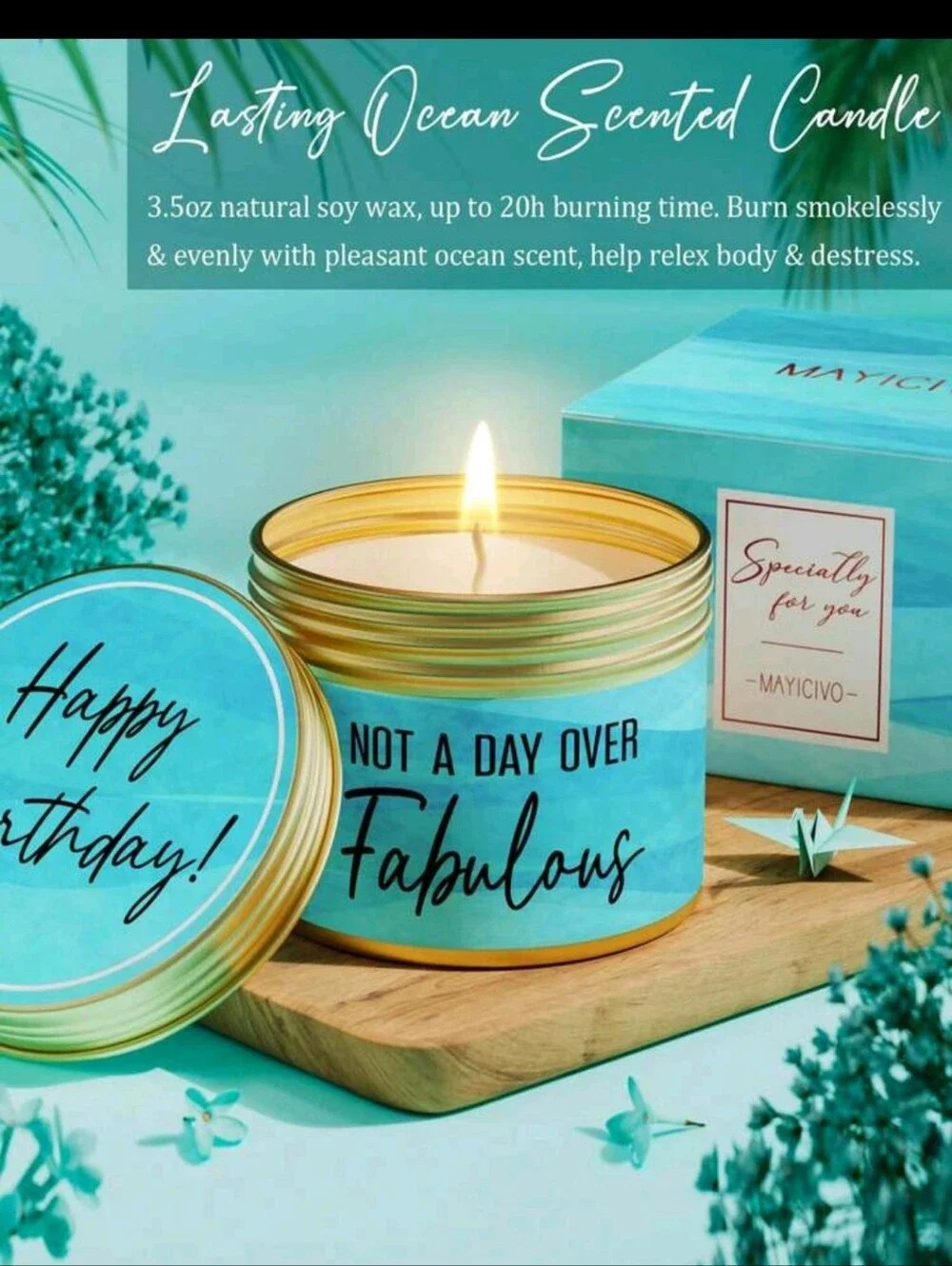 Birthday Gift Set - Turquoise Blue Home Party Supplies